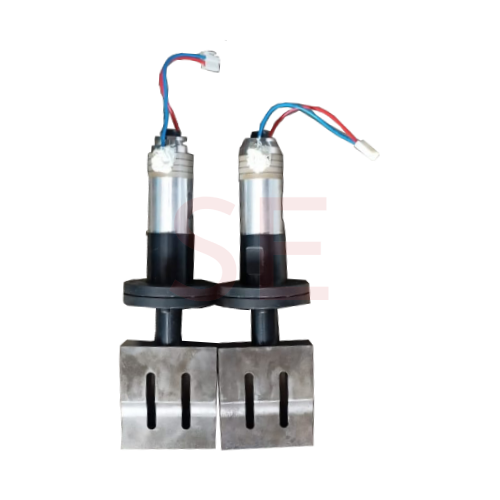 Ultrasonic horn booster set 110mm For Mask welding